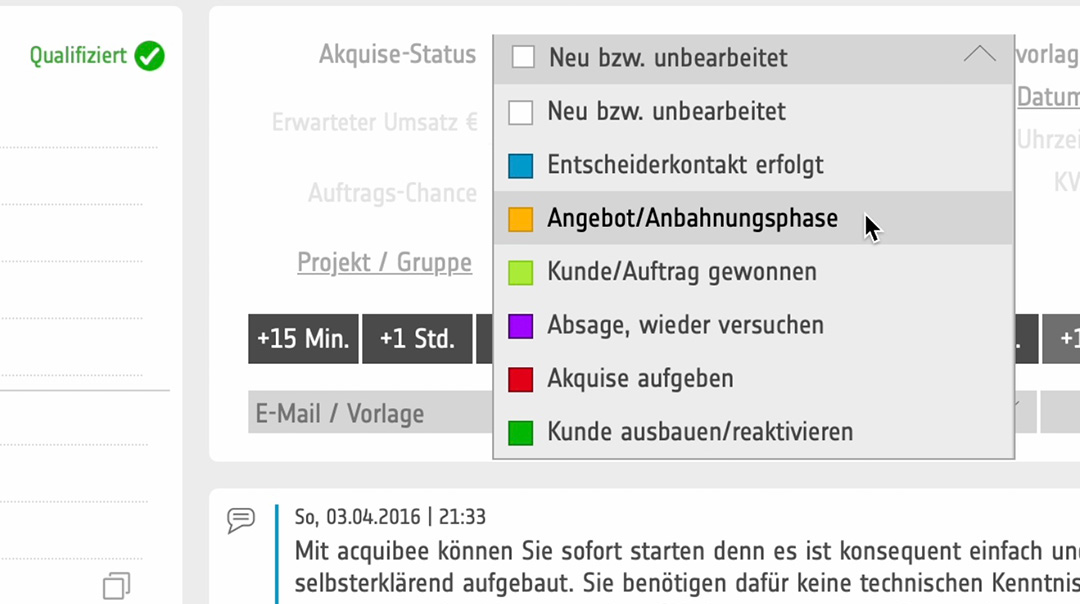acquibee - Maximaler Überblick für mehr Erfolg